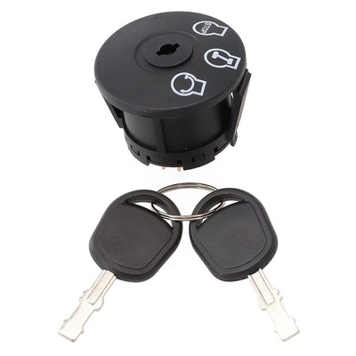Lawn Mower Ignition Switch with Key OEM Replacement for Multiple Brands