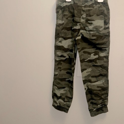 Carter's Pull-on Poplin Pants, Boy's, Size 5, Green, camouflage cargo pants - Picture 8 of 8
