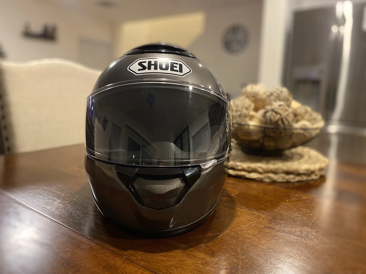 Shoei Qwest Anthracite Racing Motorcycle Helmet Size M | eBay