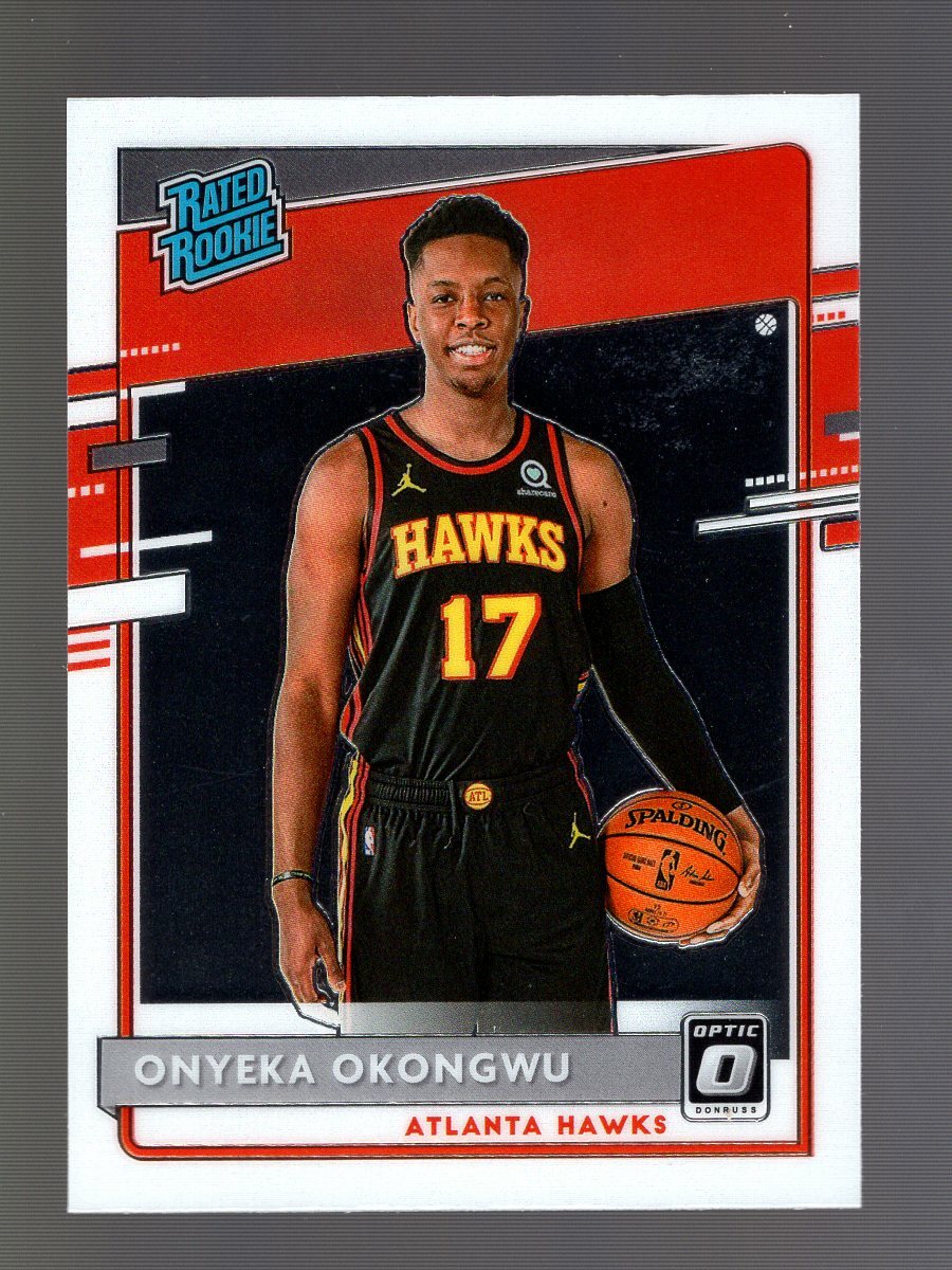 2020-21 OPTIC RATED ROOKIE #156 ONYEKA OKONGWU RC ATLANTA HAWKS