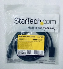 New - StarTech DP2HDMM3MB DisplayPort Male to HDMI Male 4K 10ft Adapter Cable