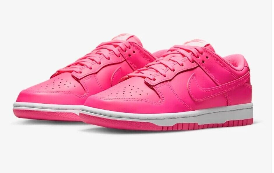 Nike Dunk Low Women's Size 7.5 Hyper Pink/Hyper Pink-White DZ5196