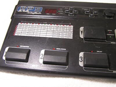 DIGITECH RP5 Multi Effects Guitar Pedal S-DISC PROCESSING  - No power cord