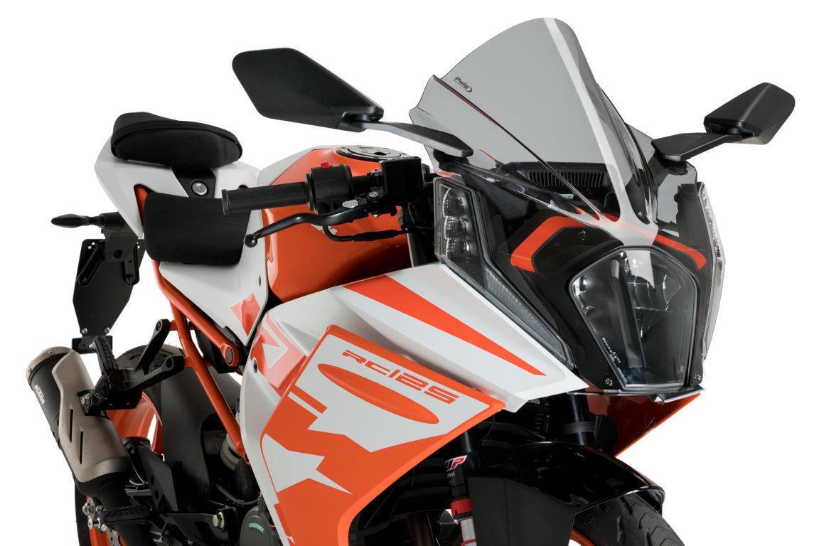Puig Racing Screen Windshield Light Smoke KTM RC125/390 2022