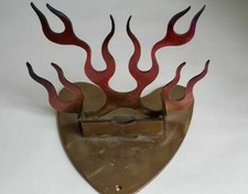 Torch Cut Flames Hot Rod Car Harley Mechanic Tattoo Artist Business Card Holder