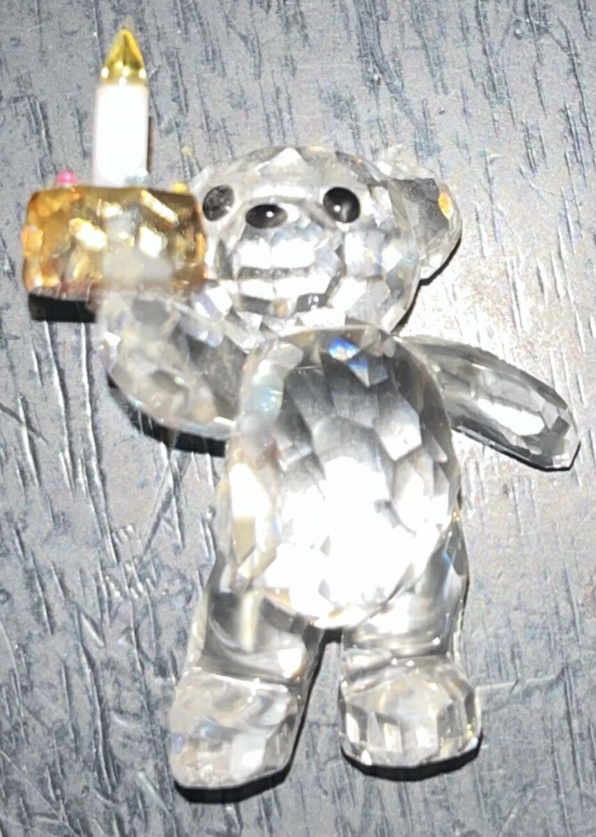Swarovski Crystal Kris Bear Your Big Day Birthday Cake Swarovski Crystal Kris Bear Your Big Day Birthday Cake