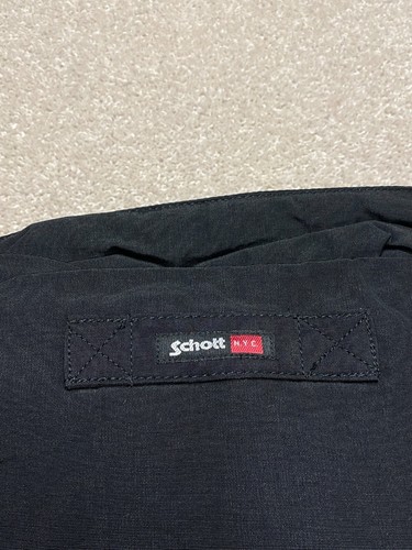 Chaqueta de Colección Schott NYC Abrigo Negro S-L NUEVO CON ETIQUETAS NUEVO Gorpcore Y2K - Imagen 6 de 16