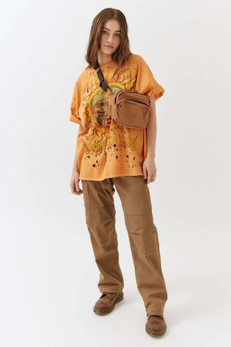 Urban Outfitters Women's X Sublime Distressed With Holes Oversized Tee T-Shirt - Picture 3 of 6