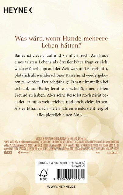 Thumbnail - W. Bruce Cameron / Bailey - Ein Freund Fürs Leben / 9783453504011