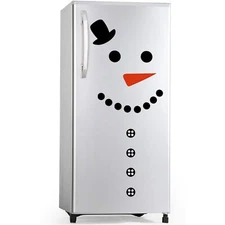 KatchOn, Christmas Snowman Face Stickers - Large, 47 Inch | Christmas Door Co...