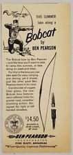 1960 Print Ad Ben Pearson Archery Bobcat Bows Pine Bluff,Arkansas