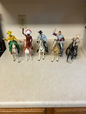 1950's Western Figures. Lot 5. Roy Rogers, Red Ryder, Lone Ranger, etc.