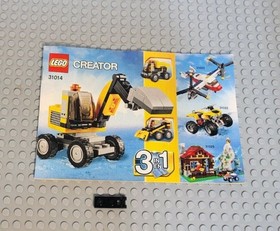 LEGO Creator 3in1 (31014) Power Digger 100% complete W/Instruction Manuals