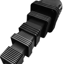 Square Plant Pots 7cm 9cm 11cm 1 2 Litre Plastic Black Flower Pot Hydroponic