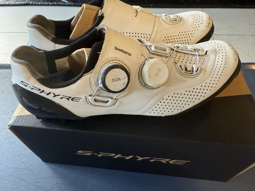 Shimano S-Phyre XC902 MTB SPD Zapatos 40 Blanco - Imagen 2 de 4