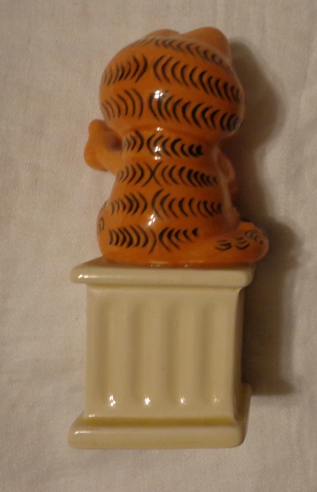 Figura de cerámica de colección GARFIELD The Cat Enesco 'La vida es como un baño caliente' Foto 4 de 4