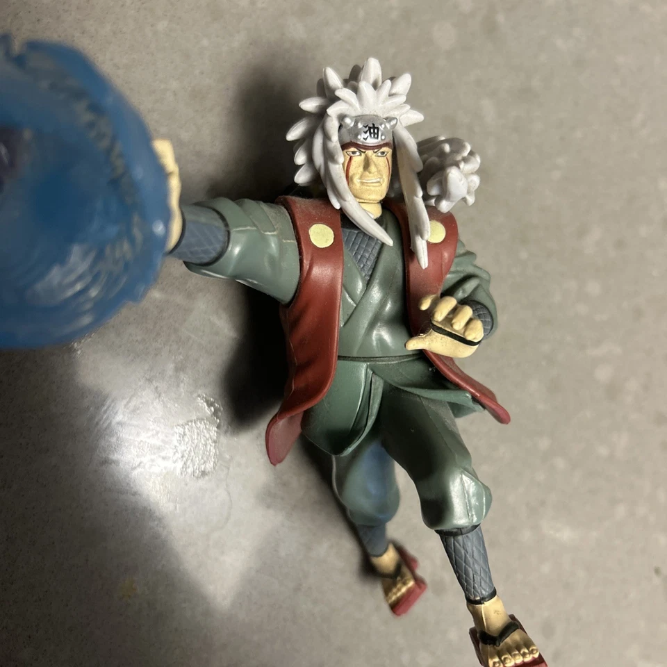 Figura de acción Mattel Naruto Jiraiya Rasengan Attack 2007 (suelta) Foto 2 de 3