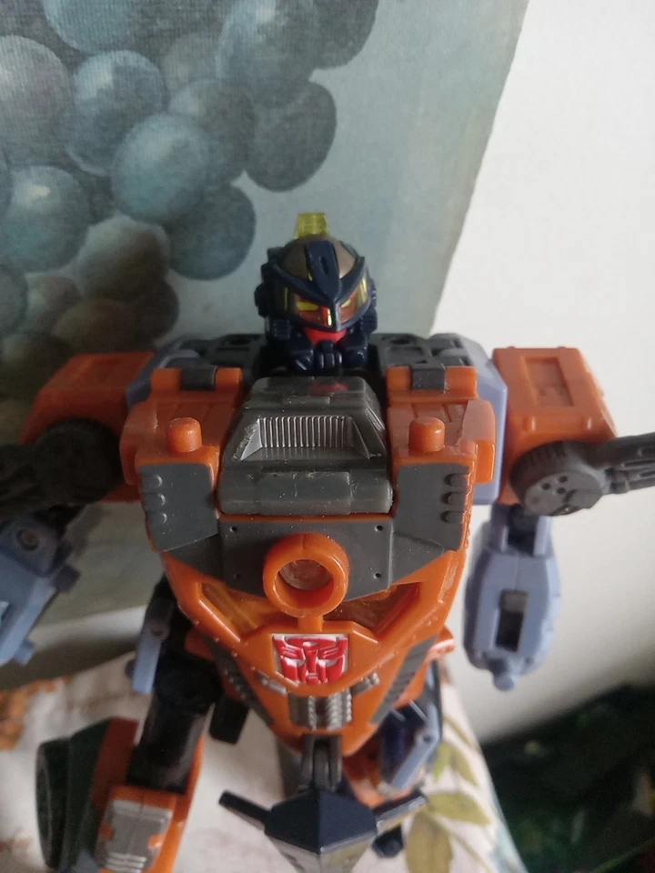 Hasbro Transformers Energon Class Ultra Landmine 90% Complete Powerlink Robot  - Image 3 of 4