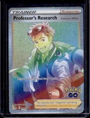 Professor s Research (Secret Rare) Holo 084/078 - Pokemon Go TCG