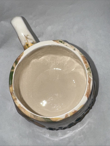 Alaska Ton Keramik Becher Swirl Marmor braun/weiß/grün Kunst Handarbeit Vintage Unikat - Bild 4 von 8