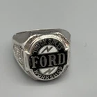 RARE! Vintage 1950s Ford Truck Sales Workshop Sterling Silver Men’s Ring • 16g