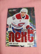 2025-26 Allure Hockey Lane Hutson Hues Next #HN-15 Red Spectrum /399 Canadien SP