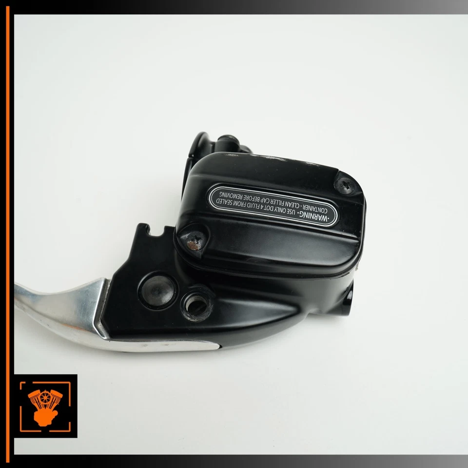 Mango de palanca de freno delantero derecho Harley Electra Glide 10-13 con cilindro maestro OEM Foto 3 de 4