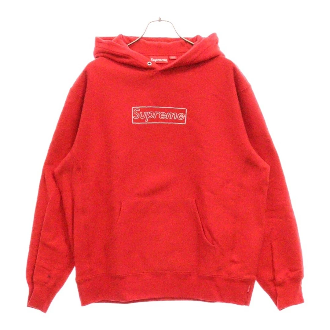 Sweat à capuche SUPREME 21SS Kaws logo craie vaches boîte pull à capuche rouge d'occasion