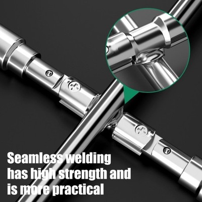 Heavy Duty Foldable Socket Tire Lug Remover Spanner Multifunctional Auto Tool