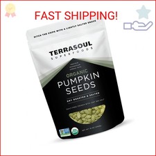 Terrasoul Superfoods Organic Dry-Roasted Salted Pumpkin Seeds (Pepitas), 16oz –  17.99 per gallon