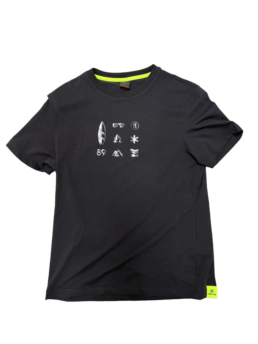 Bogner Fire + Ice Camiseta Para Hombre MATTEO Negro Talla S