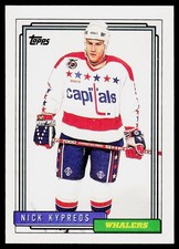 Nick Kypreos, 1992-93 Topps, #193, Hartford Whalers,