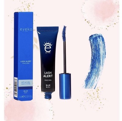 New EYEKO Lash Alert Mascara Lift & Curl In BLUE .2oz/6ml Full Size NIB