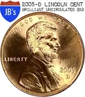 2005-D Lincoln Memorial Cent — photo from another recent sale