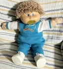 Blonde Hair, Blue Eyes, Boy Cabbage Patch Kid Doll Xavier 1985 Sucking Pacifier