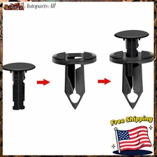 120PCS 8MM Nylon Clip for Car Bumper/Fender, Plastic Rivet Fix, Expansion Snap