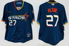 Medium - Jose Altuve #27 Houston Astros Space City Connect Men's Jersey