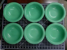 (6) GET Melamine Light Green B-127 7.25″ Round Bowl, 1.75″ Deep, 12 oz