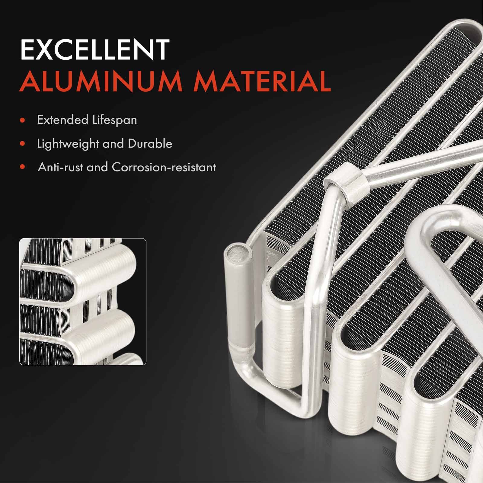 Aluminum A/C Evaporator Core for Acura NSX 1993-2005 V6 3.0L V6 3.2L Serpentine