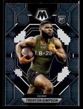 2023 Panini Mosaic #367 Trenton Simpson Rookie Card Baltimore Ravens