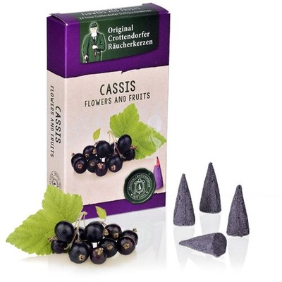 Crottendorfer - Räucherkerzen Räucherkegel Gr. M - Flower&Fruits - Cassis