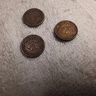 Lot Of Three Indian Head Pennies From The 1860s