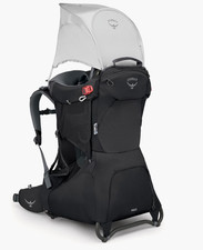 Osprey Poco Baby Carrier Backpack Hiking - Black/Gray- Brand New