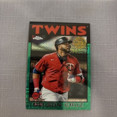 2021 Topps Update Silver Pack 1986 Chrome Green  #86C-30 Nelson Cruz /99