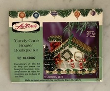 Vintage 1973 Lee Wards Candy Cane House Push-...