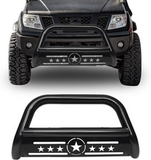 Bull Bar Pickup Truck 3" Brush Grille Guard with Removable Skid Plate Front Bump