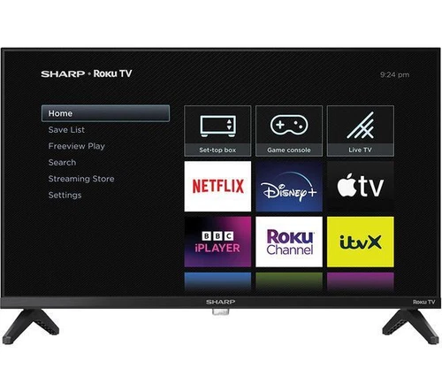 SHARP 1T-C24GD2725K Roku TV 24" Smart HD Ready HDR LED TV - Picture 2 of 5
