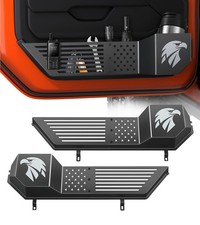 Metal Front Door Pockets for Jeep, Storage Box Compatible with Jeep Wrangler ...