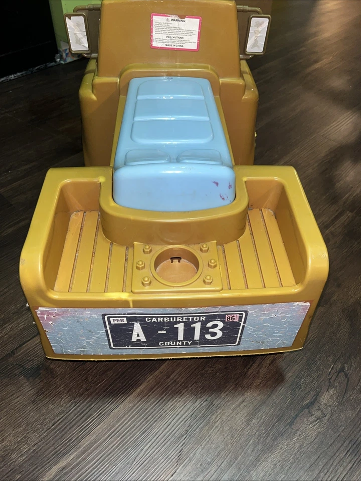 Disney Pixar Cars Tow Mater 6V alimentado por batería paseo encendido leer descripción Foto 4 de 4