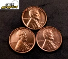 1931+1932+1933 Lincoln Wheat Cent Penny Lot * Gem BU Red * 3 Coin Set * X557